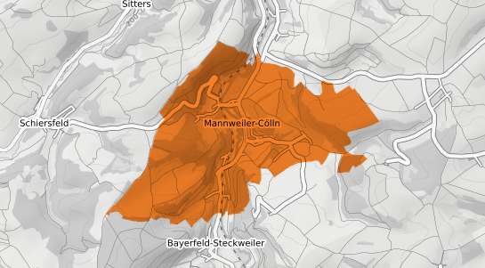 Mietspiegelkarte Mannweiler Coelln